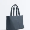 Miękka torba typu shopper z zamkiem Miękka torba typu shopper z zamkiem