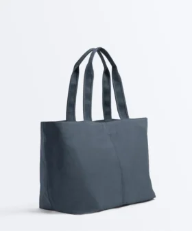 Miękka torba typu shopper z zamkiem