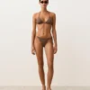 Mini trójkątny top bikini w groszki Mini trójkątny top bikini w groszki
