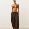 Mini trójkątny top bikini w groszki Mini trójkątny top bikini w groszki