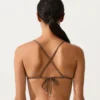 Mini trójkątny top bikini w groszki Mini trójkątny top bikini w groszki