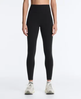 Odblaskowe legginsy do kostek z wysokim stanem i Compressive Core Control
