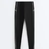 Odblaskowe legginsy do kostek z wysokim stanem i Compressive Core Control Odblaskowe legginsy do kostek z wysokim stanem i Compressive Core Control