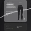 Odblaskowe legginsy do kostek z wysokim stanem i Compressive Core Control Odblaskowe legginsy do kostek z wysokim stanem i Compressive Core Control