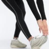 Odblaskowe legginsy do kostek z wysokim stanem i Compressive Core Control Odblaskowe legginsy do kostek z wysokim stanem i Compressive Core Control