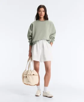 Soft Touch bluza z okrągłym dekoltem z modalu