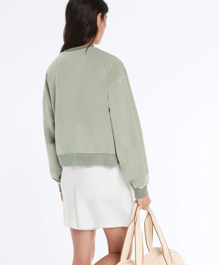 Soft Touch bluza z okrągłym dekoltem z modalu Soft Touch bluza z okrągłym dekoltem z modalu