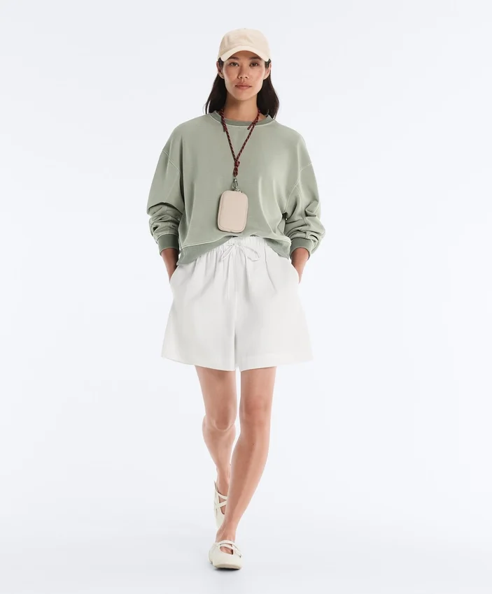 Soft Touch bluza z okrągłym dekoltem z modalu Soft Touch bluza z okrągłym dekoltem z modalu