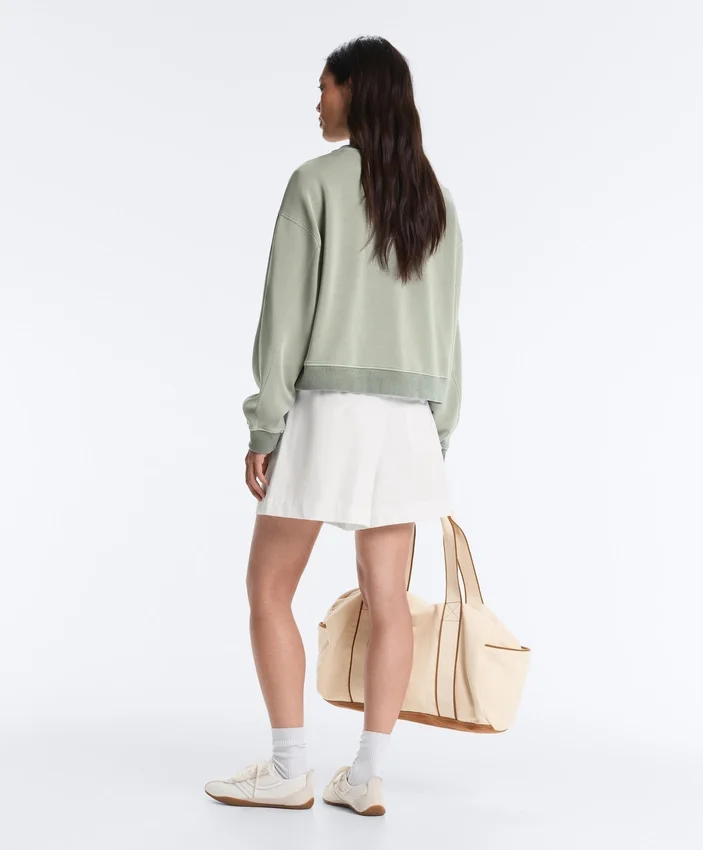 Soft Touch bluza z okrągłym dekoltem z modalu Soft Touch bluza z okrągłym dekoltem z modalu