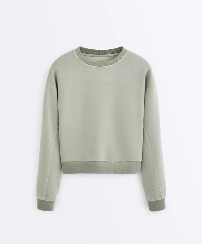 Soft Touch bluza z okrągłym dekoltem z modalu Soft Touch bluza z okrągłym dekoltem z modalu