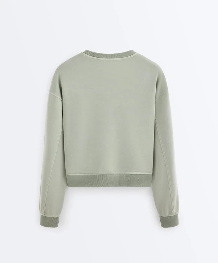 Soft Touch bluza z okrągłym dekoltem z modalu Soft Touch bluza z okrągłym dekoltem z modalu