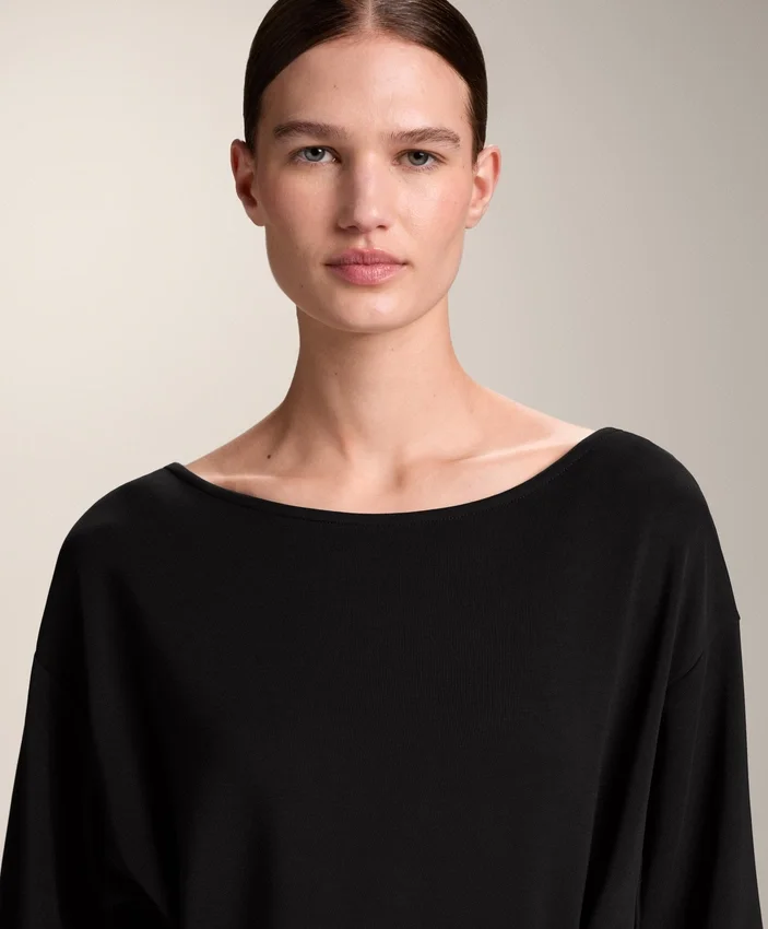 Soft Touch bluza z węzłem z modalu Soft Touch bluza z węzłem z modalu