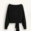 Soft Touch bluza z węzłem z modalu Soft Touch bluza z węzłem z modalu