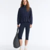 Soft Touch Modal Jacket with Adjustable Waist and High Collar Soft Touch Modal Jacket with Adjustable Waist and High Collar