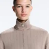 Soft Touch Modal Jacket with Adjustable Waist and High Collar Soft Touch Modal Jacket with Adjustable Waist and High Collar