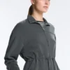 Soft Touch Modal Jacket with Adjustable Waist and High Collar Soft Touch Modal Jacket with Adjustable Waist and High Collar