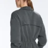 Soft Touch Modal Jacket with Adjustable Waist and High Collar Soft Touch Modal Jacket with Adjustable Waist and High Collar