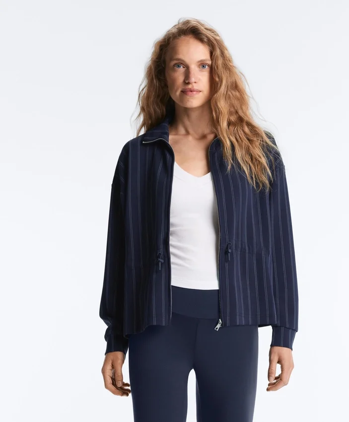 Soft Touch Modal Jacket with Adjustable Waist and High Collar Soft Touch Modal Jacket with Adjustable Waist and High Collar