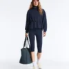 Soft Touch Modal Jacket with Adjustable Waist and High Collar Soft Touch Modal Jacket with Adjustable Waist and High Collar