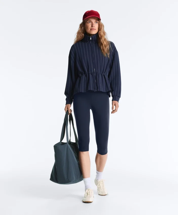Soft Touch Modal Jacket with Adjustable Waist and High Collar Soft Touch Modal Jacket with Adjustable Waist and High Collar