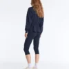 Soft Touch Modal Jacket with Adjustable Waist and High Collar Soft Touch Modal Jacket with Adjustable Waist and High Collar