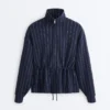 Soft Touch Modal Jacket with Adjustable Waist and High Collar Soft Touch Modal Jacket with Adjustable Waist and High Collar