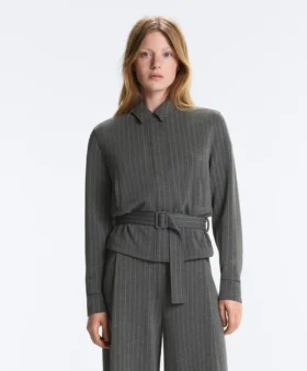 Soft Touch Modal Jacket with Belt