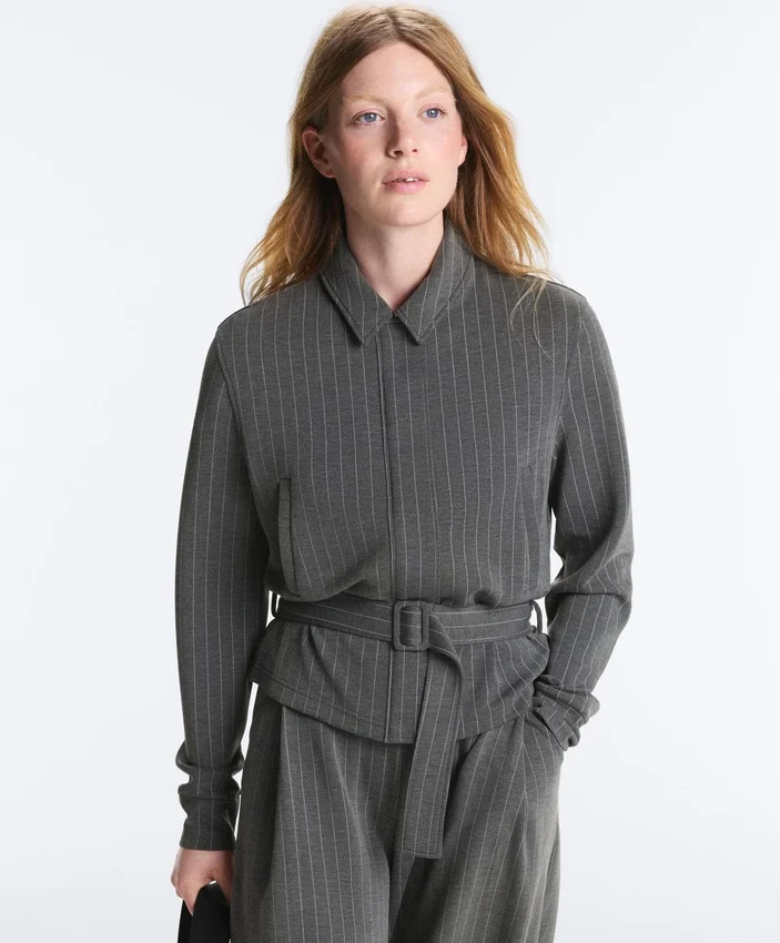 Soft Touch Modal Jacket with Belt Soft Touch Modal Jacket with Belt