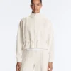 Soft Touch Modal Jacket with Rib Trim Soft Touch Modal Jacket with Rib Trim