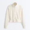 Soft Touch Modal Jacket with Rib Trim Soft Touch Modal Jacket with Rib Trim