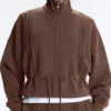 Soft Touch Modal Jacket with Rib Trim Soft Touch Modal Jacket with Rib Trim
