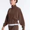Soft Touch Modal Jacket with Rib Trim Soft Touch Modal Jacket with Rib Trim