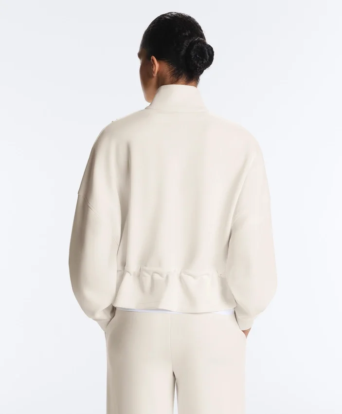 Soft Touch Modal Jacket with Rib Trim Soft Touch Modal Jacket with Rib Trim