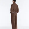 Soft Touch Modal Jacket with Rib Trim Soft Touch Modal Jacket with Rib Trim