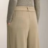 Soft Touch Modal Wide-Leg Spodnie z plisami w pasie Soft Touch Modal Wide-Leg Spodnie z plisami w pasie