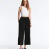 Soft Touch Wide-Leg Crop Spodnie z modalu Soft Touch Wide-Leg Crop Spodnie z modalu