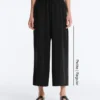 Soft Touch Wide-Leg Crop Spodnie z modalu Soft Touch Wide-Leg Crop Spodnie z modalu