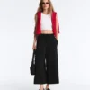 Soft Touch Wide-Leg Crop Spodnie z modalu Soft Touch Wide-Leg Crop Spodnie z modalu