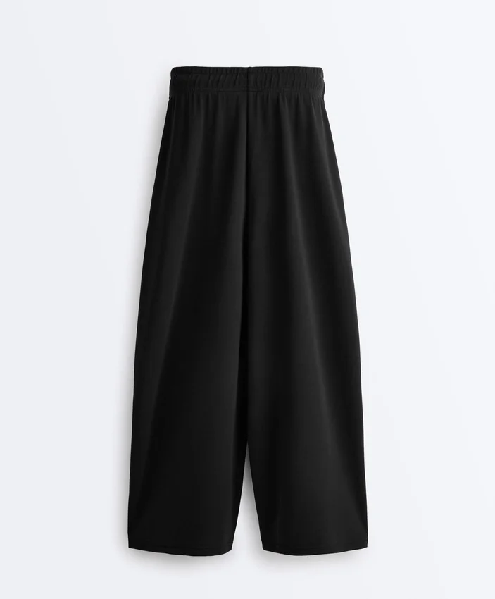 Soft Touch Wide-Leg Crop Spodnie z modalu Soft Touch Wide-Leg Crop Spodnie z modalu