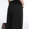 Soft Touch Wide-Leg Crop Spodnie z plisami i modalem Soft Touch Wide-Leg Crop Spodnie z plisami i modalem