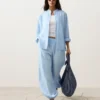 Spodnie bloomer w 100% z lnu Spodnie bloomer w 100% z lnu