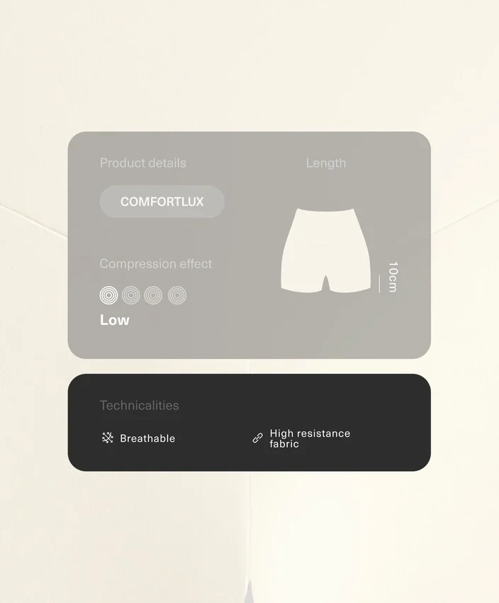 Spodnie Comfortlux z wysokim stanem i długością 10 cm z ażurowymi detalami Spodnie Comfortlux z wysokim stanem i długością 10 cm z ażurowymi detalami