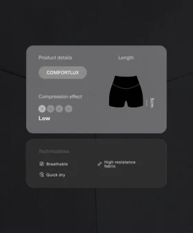Spodnie Comfortlux z wysokim stanem i długością 5 cm Spodnie Comfortlux z wysokim stanem i długością 5 cm