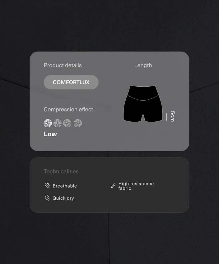 Spodnie Comfortlux z wysokim stanem i długością 5 cm Spodnie Comfortlux z wysokim stanem i długością 5 cm
