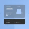 Spodnie Comfortlux z wysokim stanem o długości 10 cm Spodnie Comfortlux z wysokim stanem o długości 10 cm