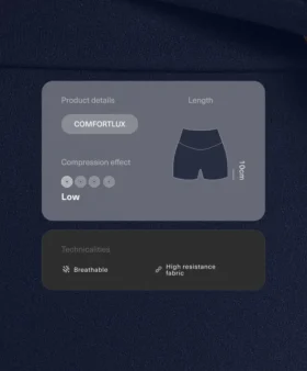 Spodnie Comfortlux z wysokim stanem o długości 10 cm Spodnie Comfortlux z wysokim stanem o długości 10 cm