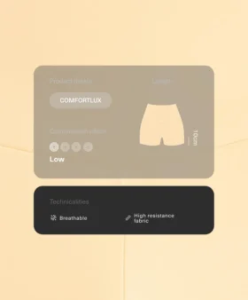 Spodnie Comfortlux z wysokim stanem o długości 10 cm Spodnie Comfortlux z wysokim stanem o długości 10 cm