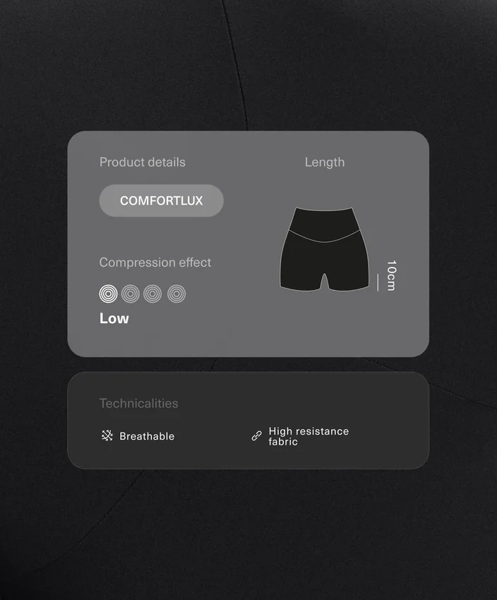 Spodnie Comfortlux z wysokim stanem o długości 10 cm Spodnie Comfortlux z wysokim stanem o długości 10 cm