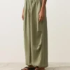 Spodnie typu bloomer cargo w 100% z lnu Spodnie typu bloomer cargo w 100% z lnu