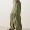 Spodnie typu bloomer cargo w 100% z lnu Spodnie typu bloomer cargo w 100% z lnu